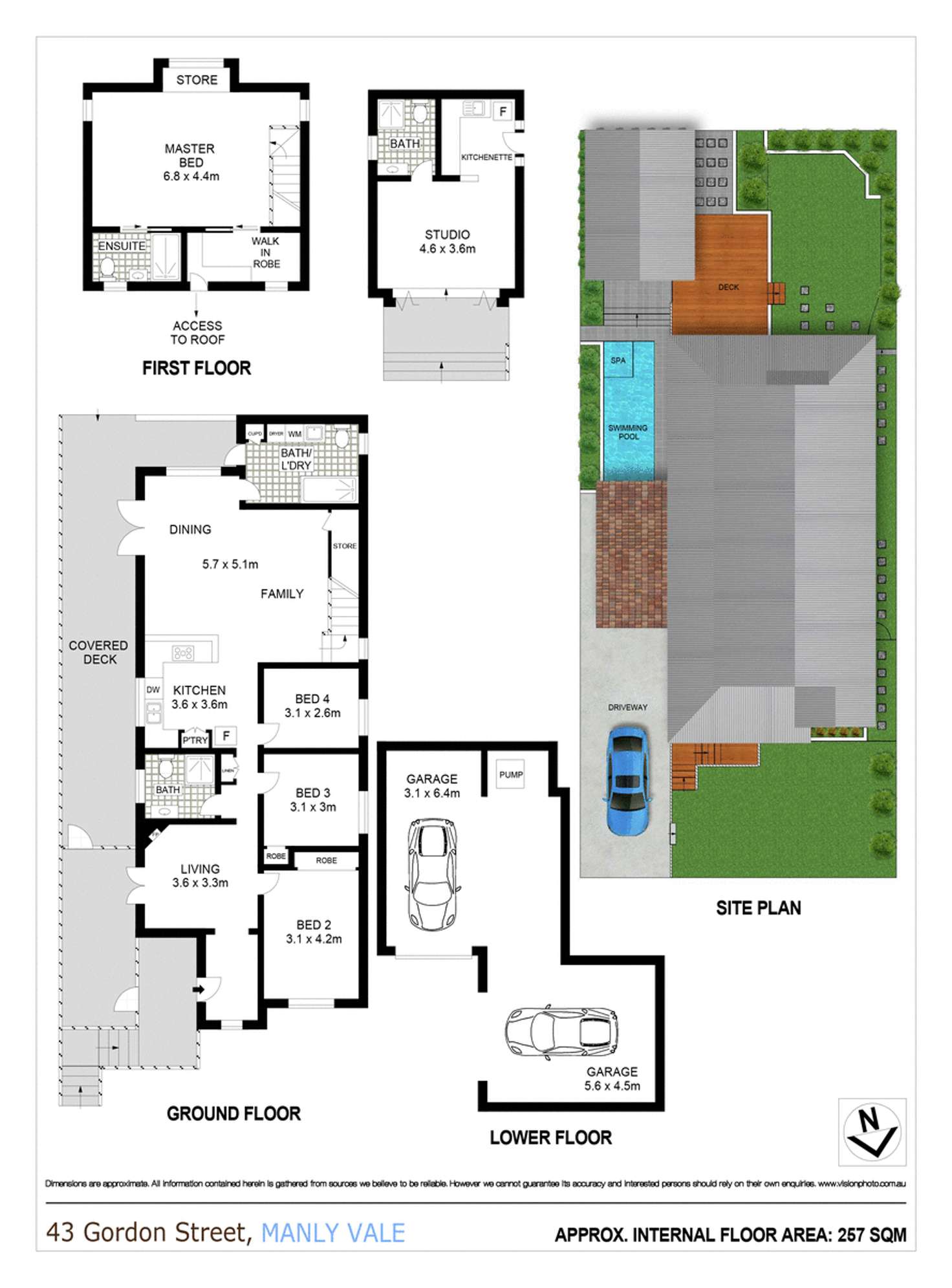 Floorplan of Homely house listing, 43 Gordon Street, Manly Vale NSW 2093