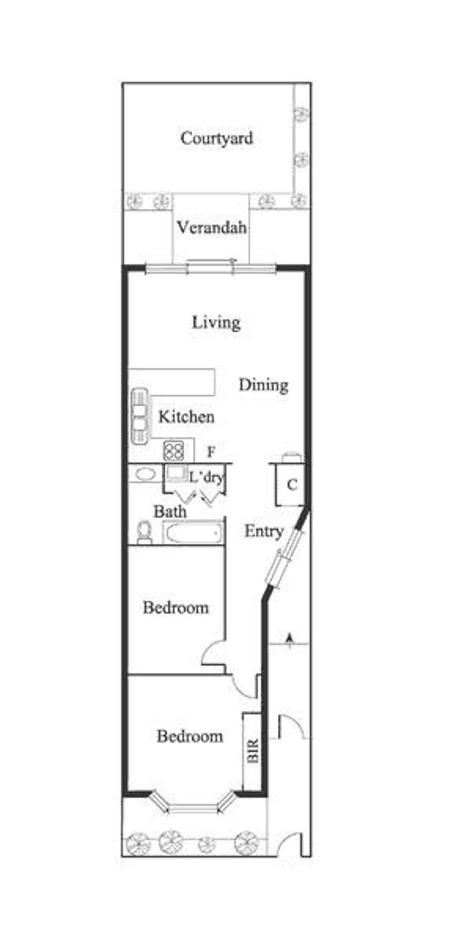 Floorplan of Homely house listing, 90 Bunting Street, Richmond VIC 3121