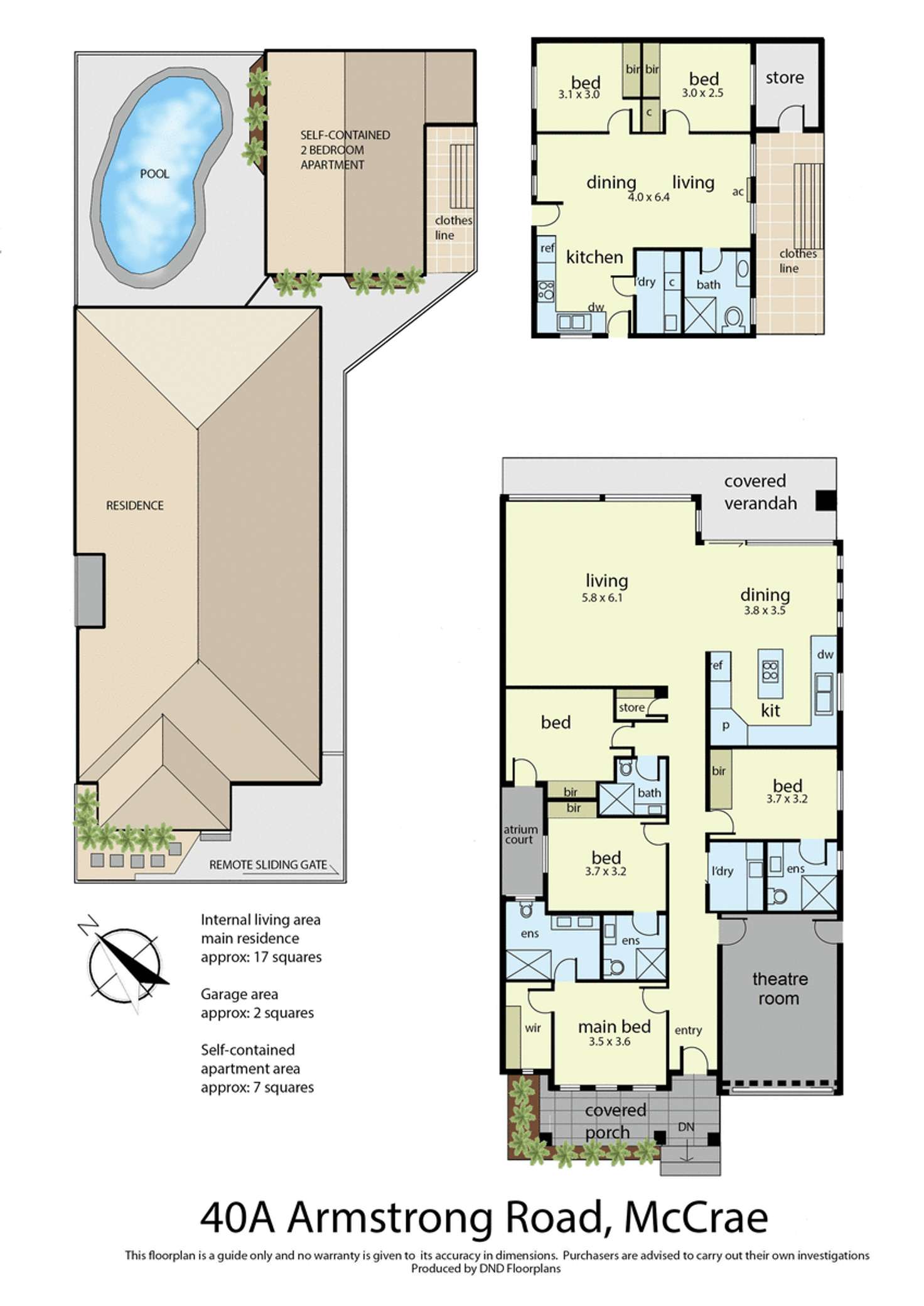 Floorplan of Homely house listing, 40A Armstrong Road, Mccrae VIC 3938