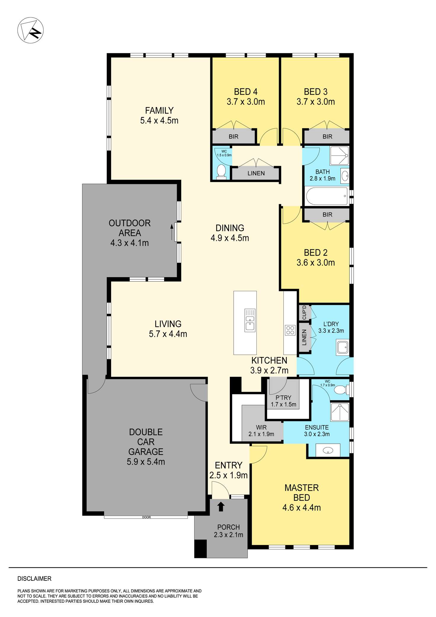 Floorplan of Homely house listing, 15 Henry Avenue, Mount Clear VIC 3350