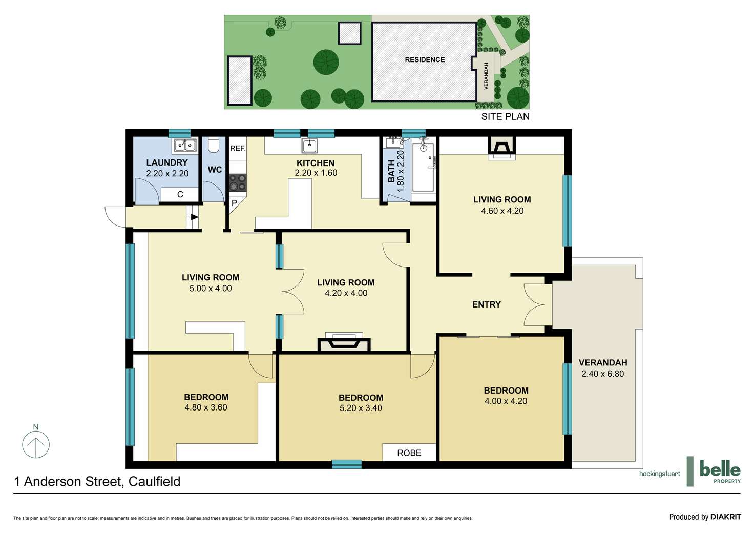 Floorplan of Homely house listing, 1 Anderson Street, Caulfield VIC 3162
