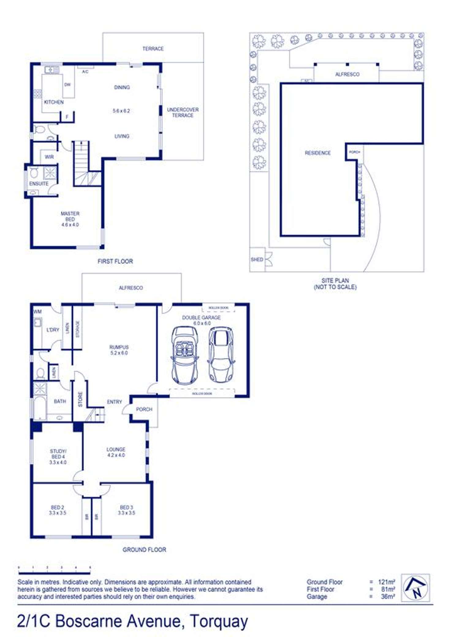 Floorplan of Homely house listing, 2/1C Boscarne Avenue, Torquay VIC 3228