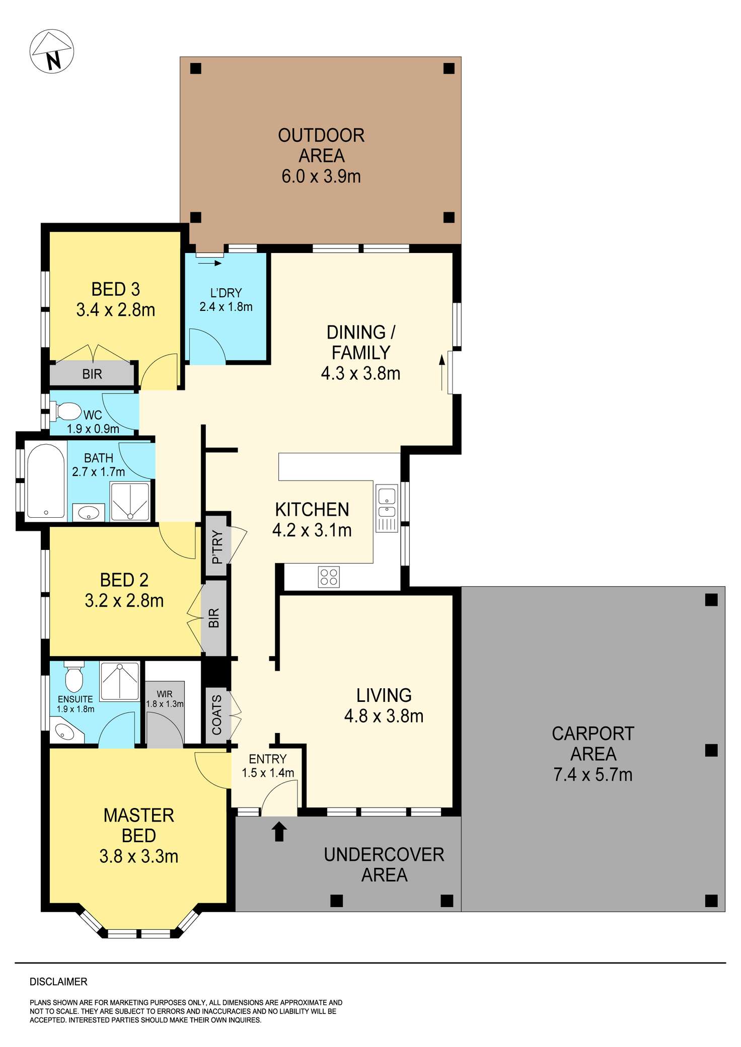 Floorplan of Homely house listing, 13 Olympic Avenue, Mount Clear VIC 3350