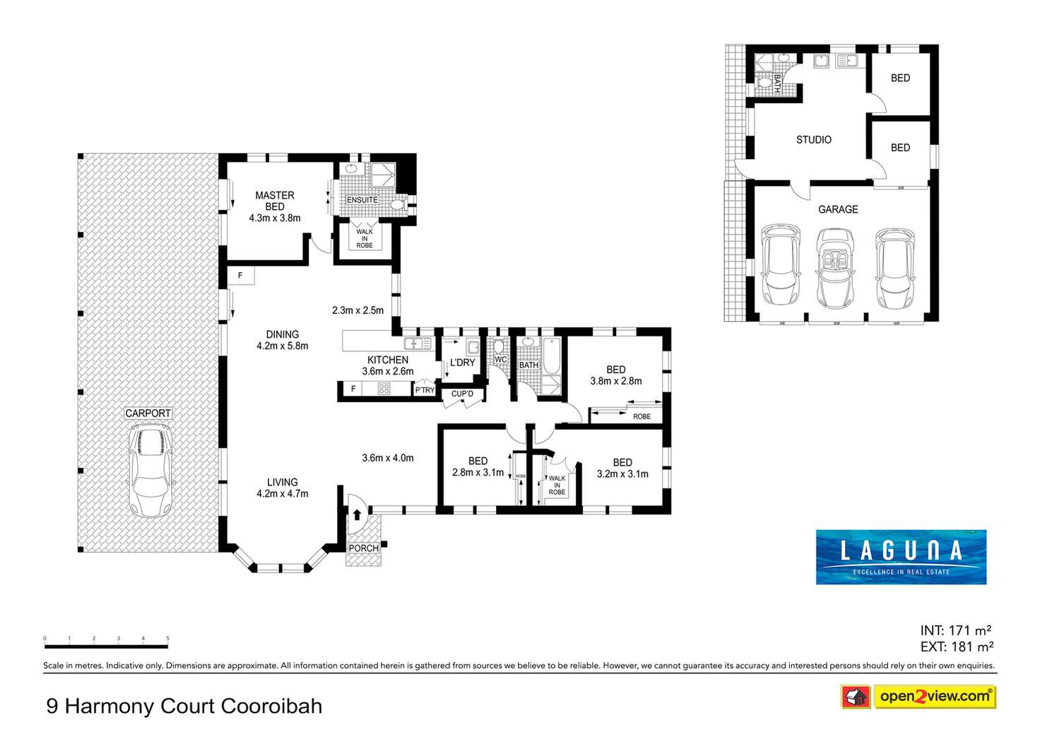 Floorplan of Homely house listing, 9 Harmony Court, Cooroibah QLD 4565