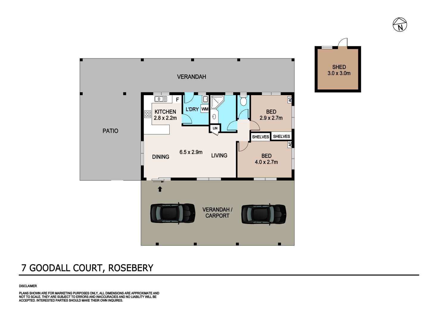 Floorplan of Homely house listing, 7 Goodall Court, Rosebery NT 832