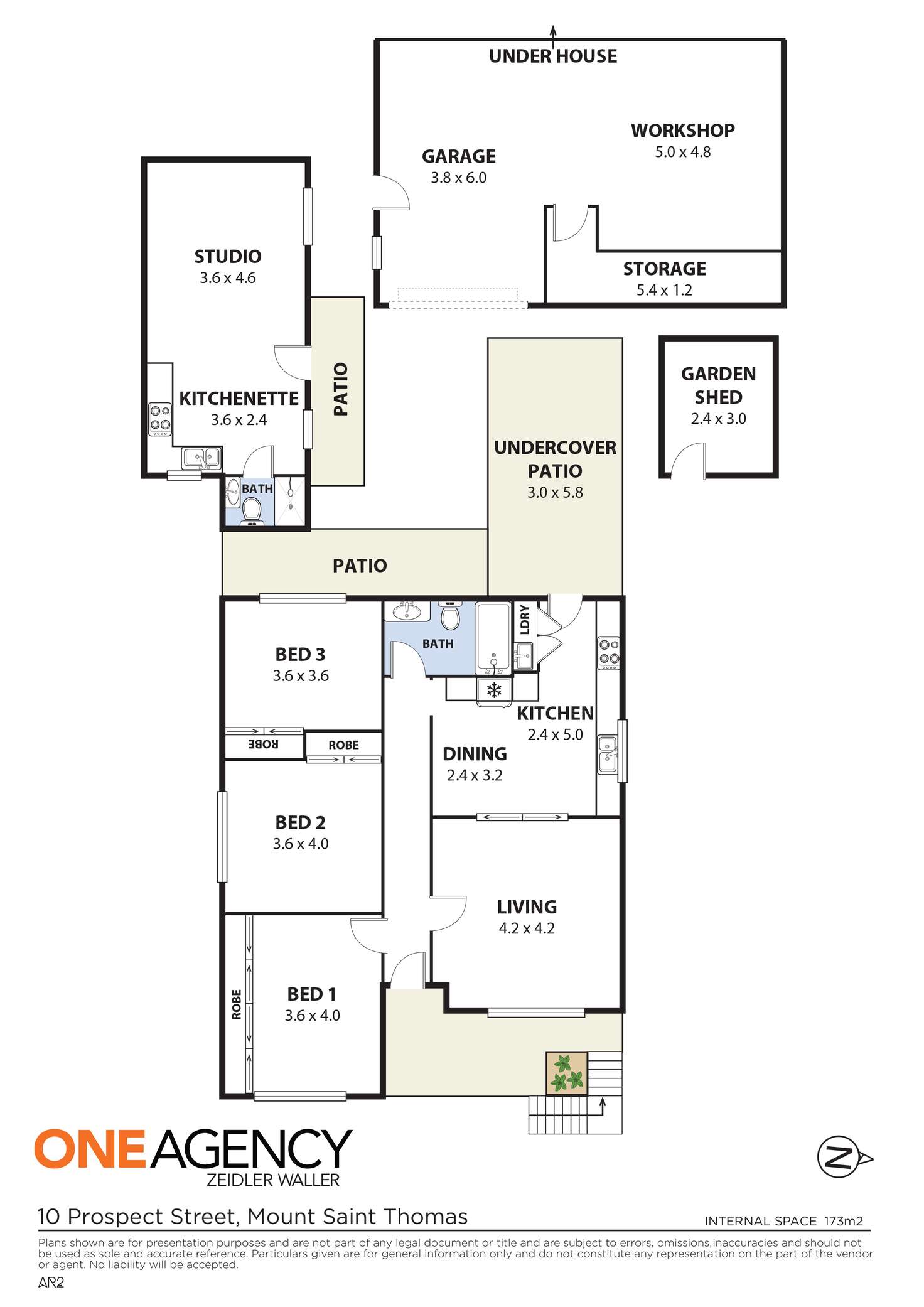 Floorplan of Homely house listing, 10 Prospect Street, Mount Saint Thomas NSW 2500