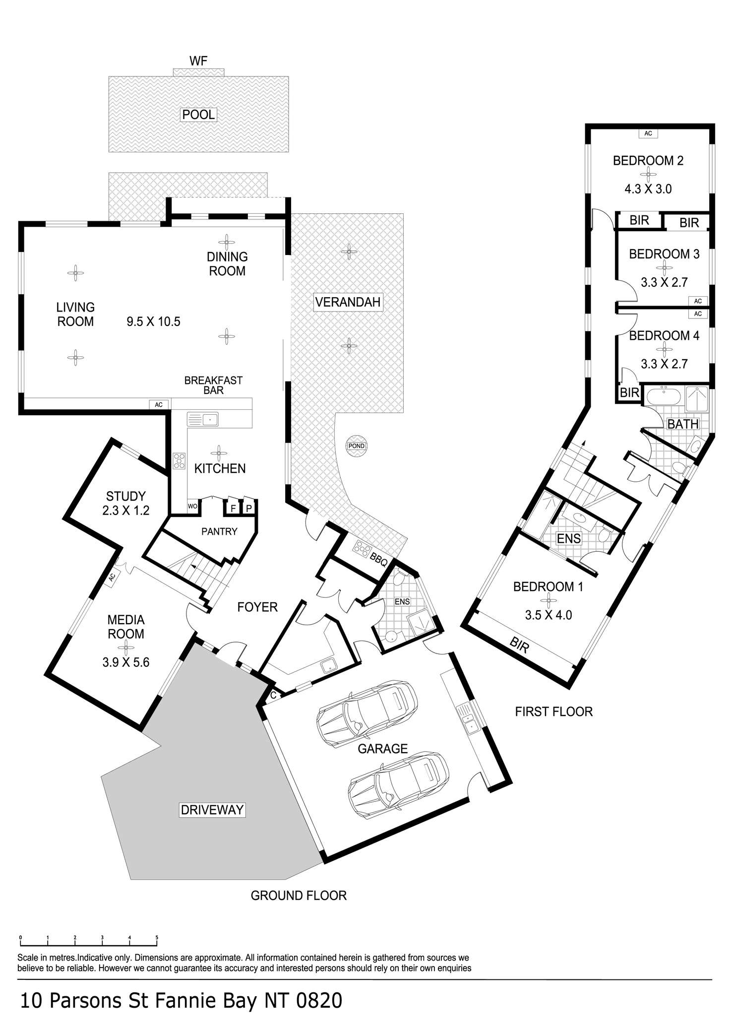 Floorplan of Homely house listing, 10 Parsons Street, Fannie Bay NT 820