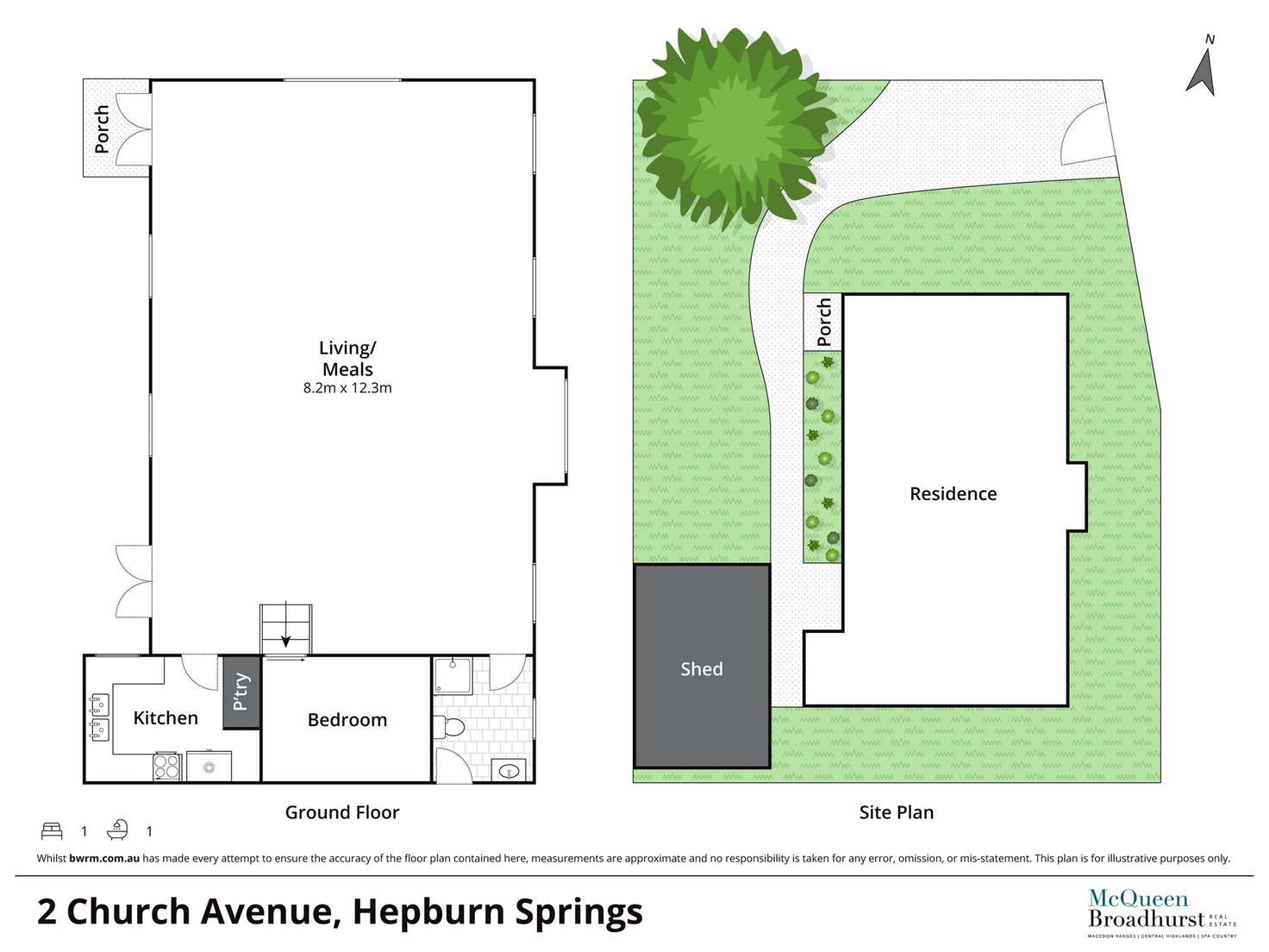 Floorplan of Homely house listing, 2A Church Avenue, Hepburn Springs VIC 3461