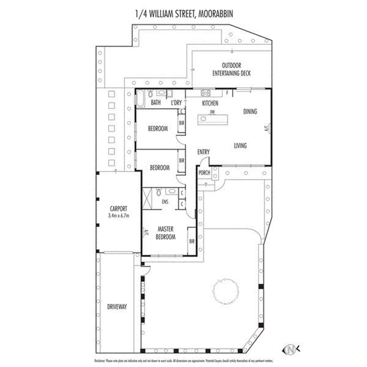 Floorplan of Homely house listing, 4B William Street, Moorabbin VIC 3189