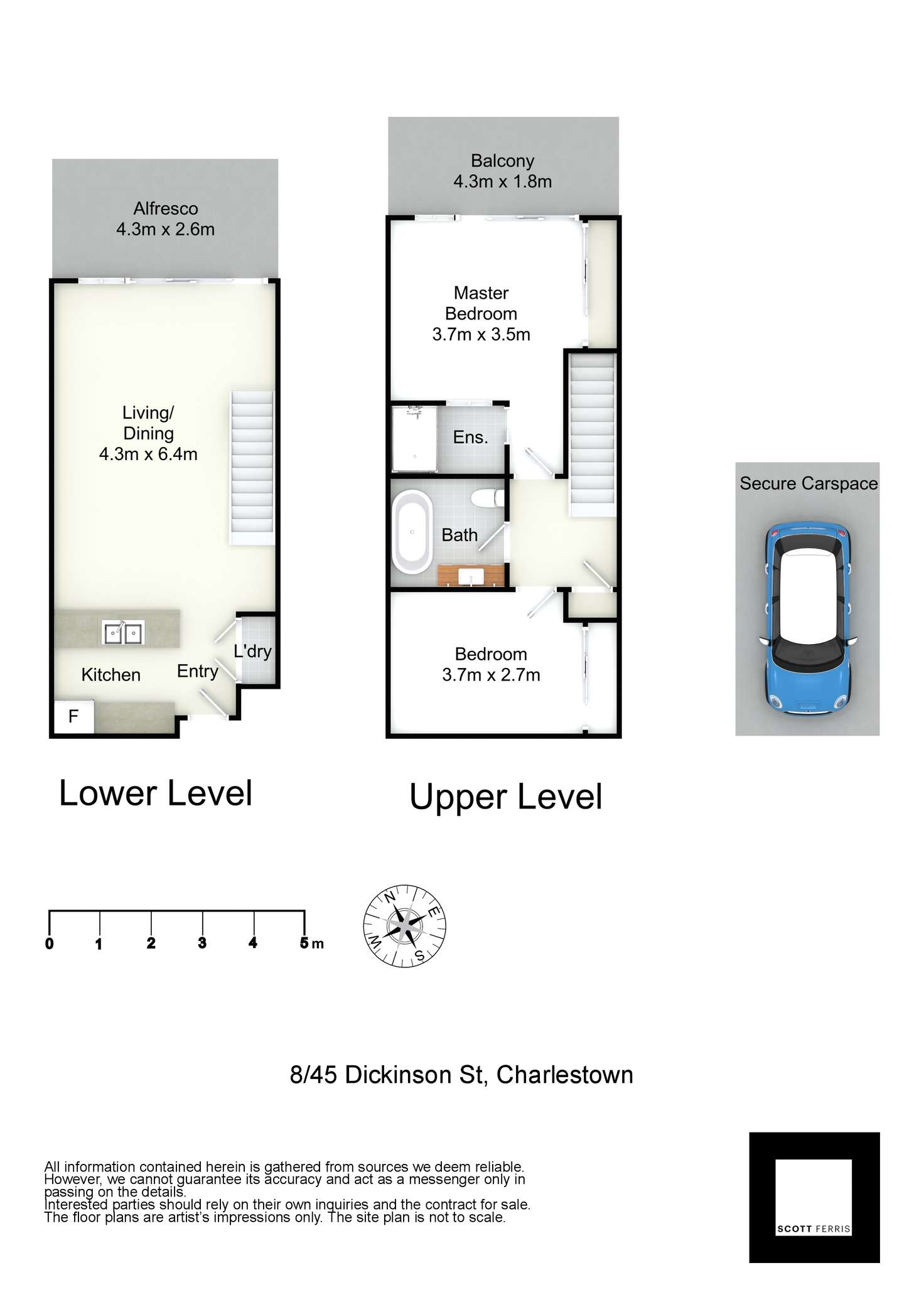 Floorplan of Homely apartment listing, 8/45-47 Dickinson Street, Charlestown NSW 2290