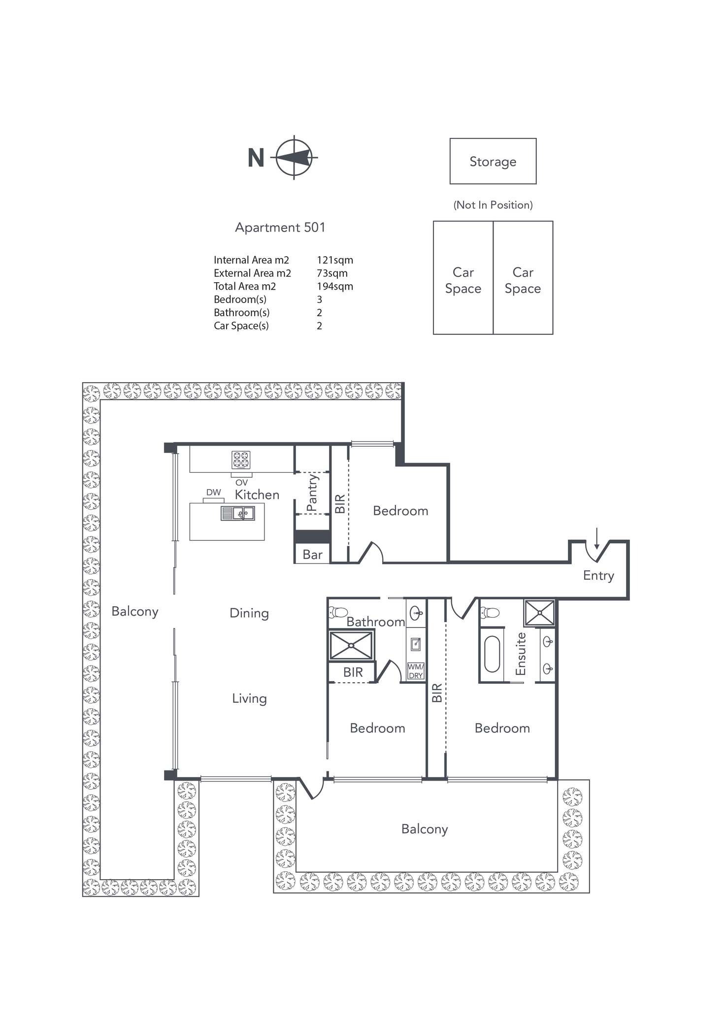 Floorplan of Homely apartment listing, 501/442-446 Malvern Road, Prahran VIC 3181
