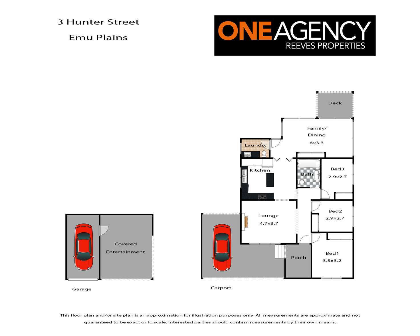 Floorplan of Homely house listing, 3 Hunter Street, Emu Plains NSW 2750