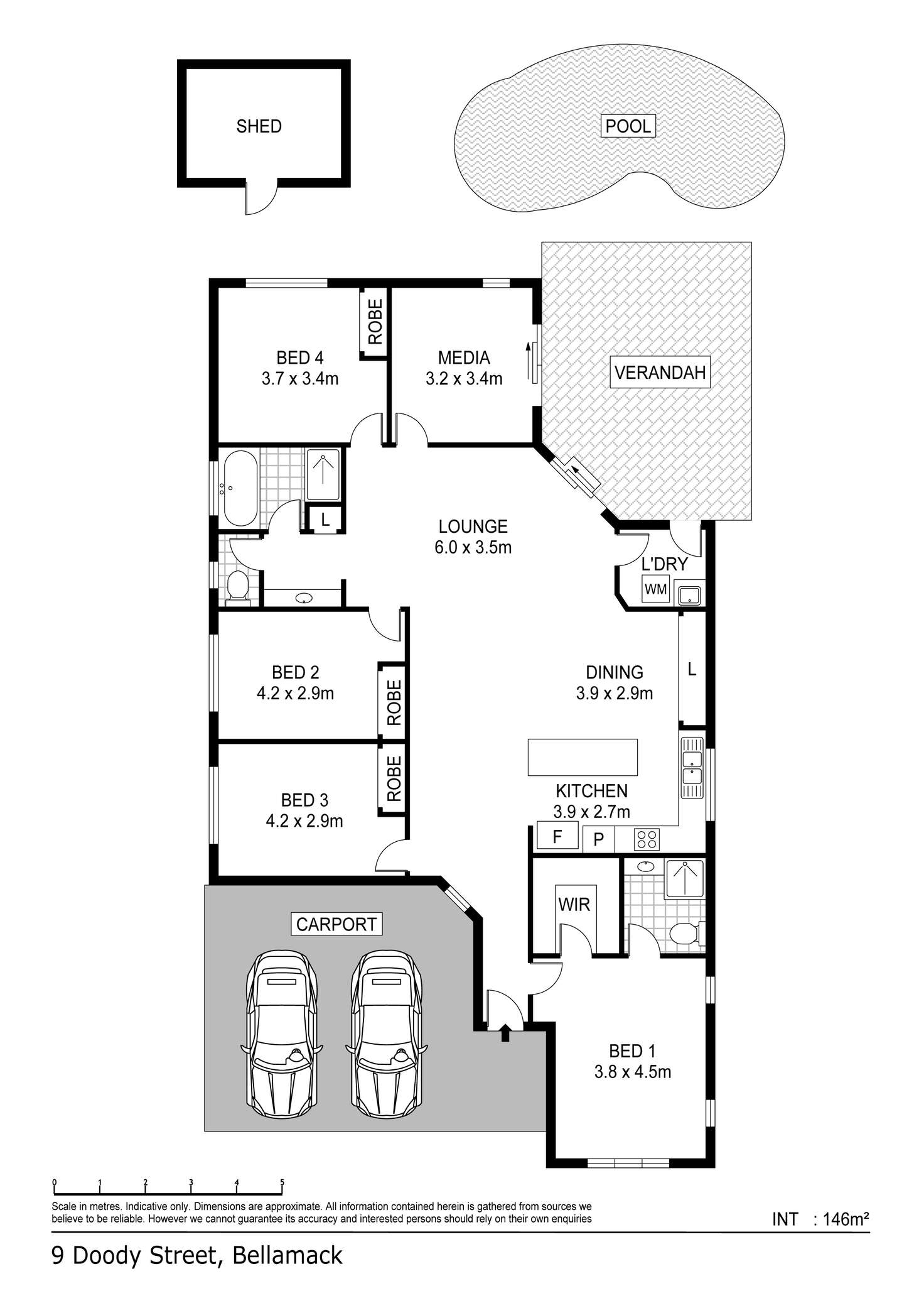 Floorplan of Homely house listing, 9 Doody Street, Bellamack NT 832