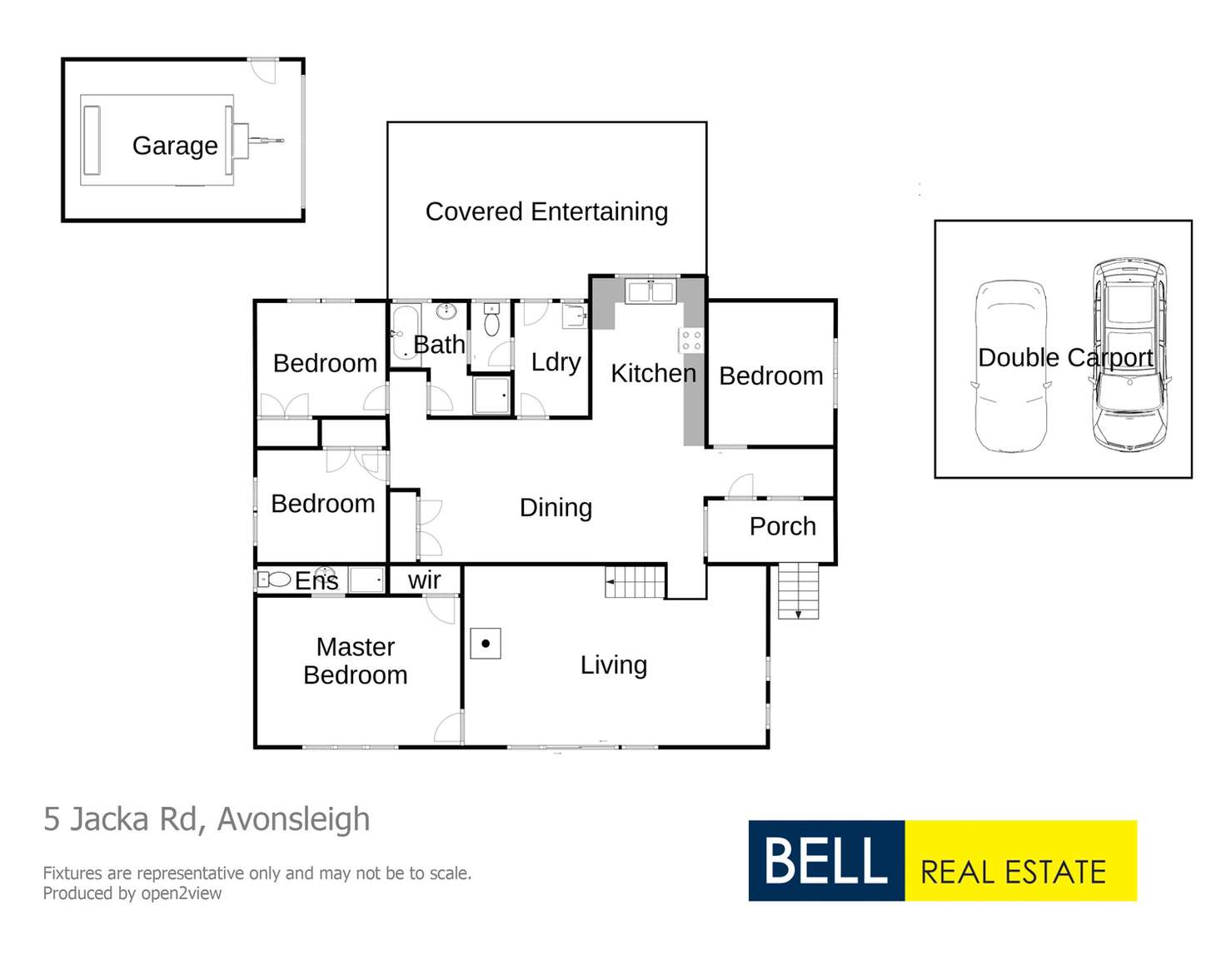 Floorplan of Homely house listing, 5 Jacka Road, Avonsleigh VIC 3782