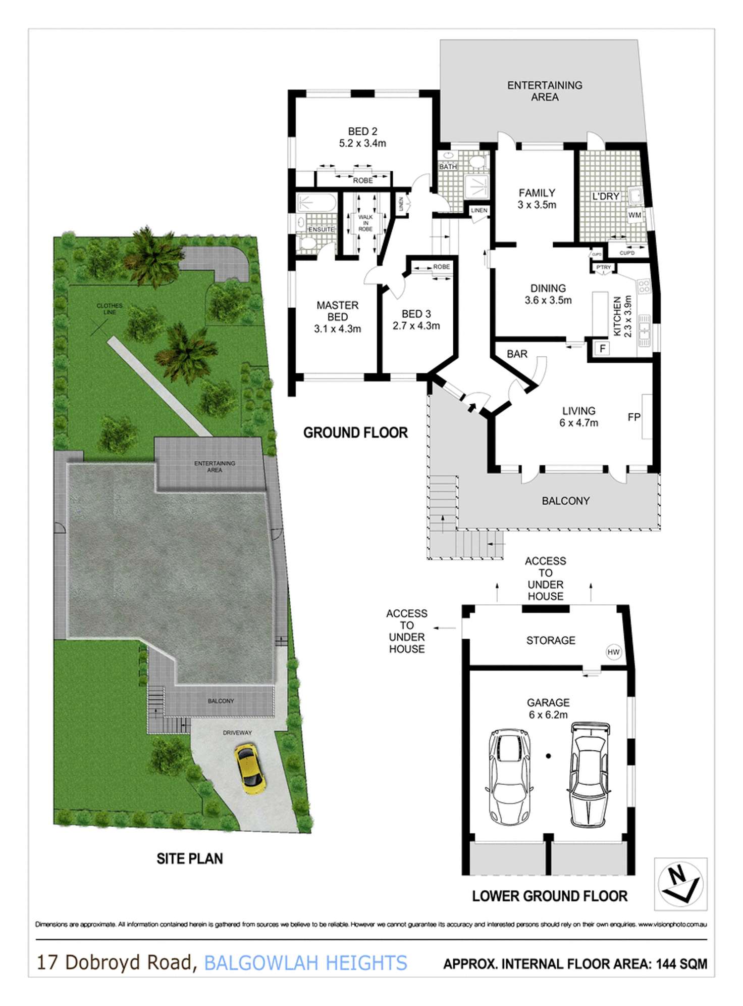 Floorplan of Homely house listing, 17 Dobroyd Road, Balgowlah Heights NSW 2093