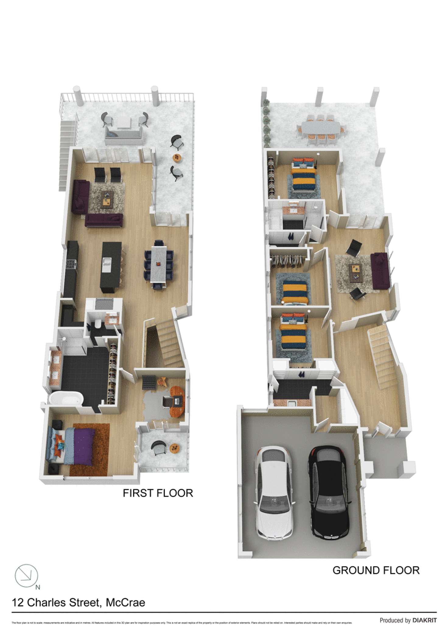 Floorplan of Homely house listing, 12 Charles Street, Mccrae VIC 3938