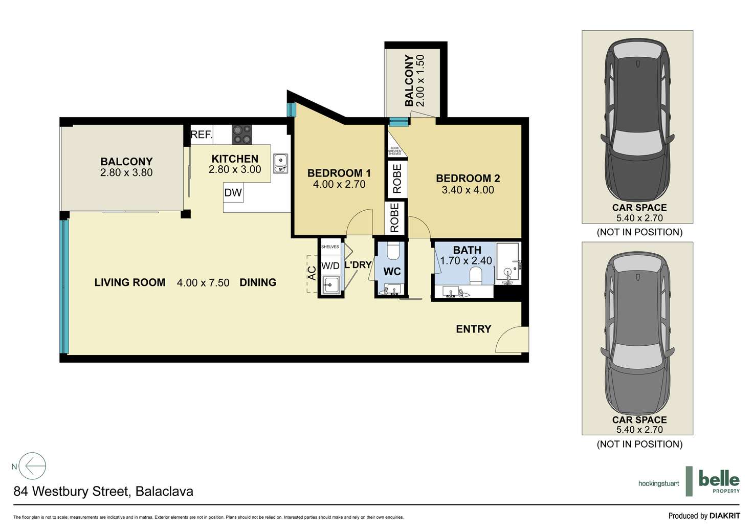 Floorplan of Homely apartment listing, 12/84 Westbury Street, Balaclava VIC 3183