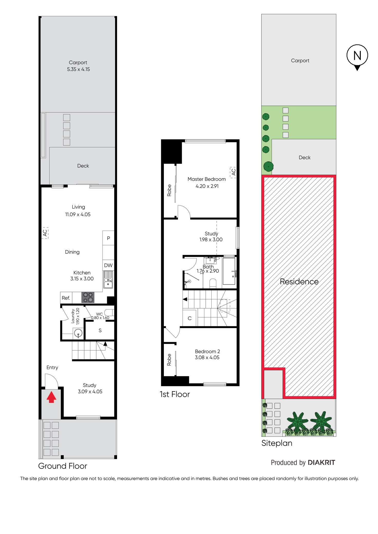 Floorplan of Homely townhouse listing, 49 Garfield Street, Richmond VIC 3121