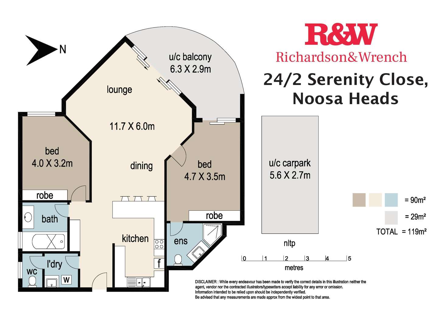 Floorplan of Homely apartment listing, 24/2 Serenity Close, Noosa Heads QLD 4567