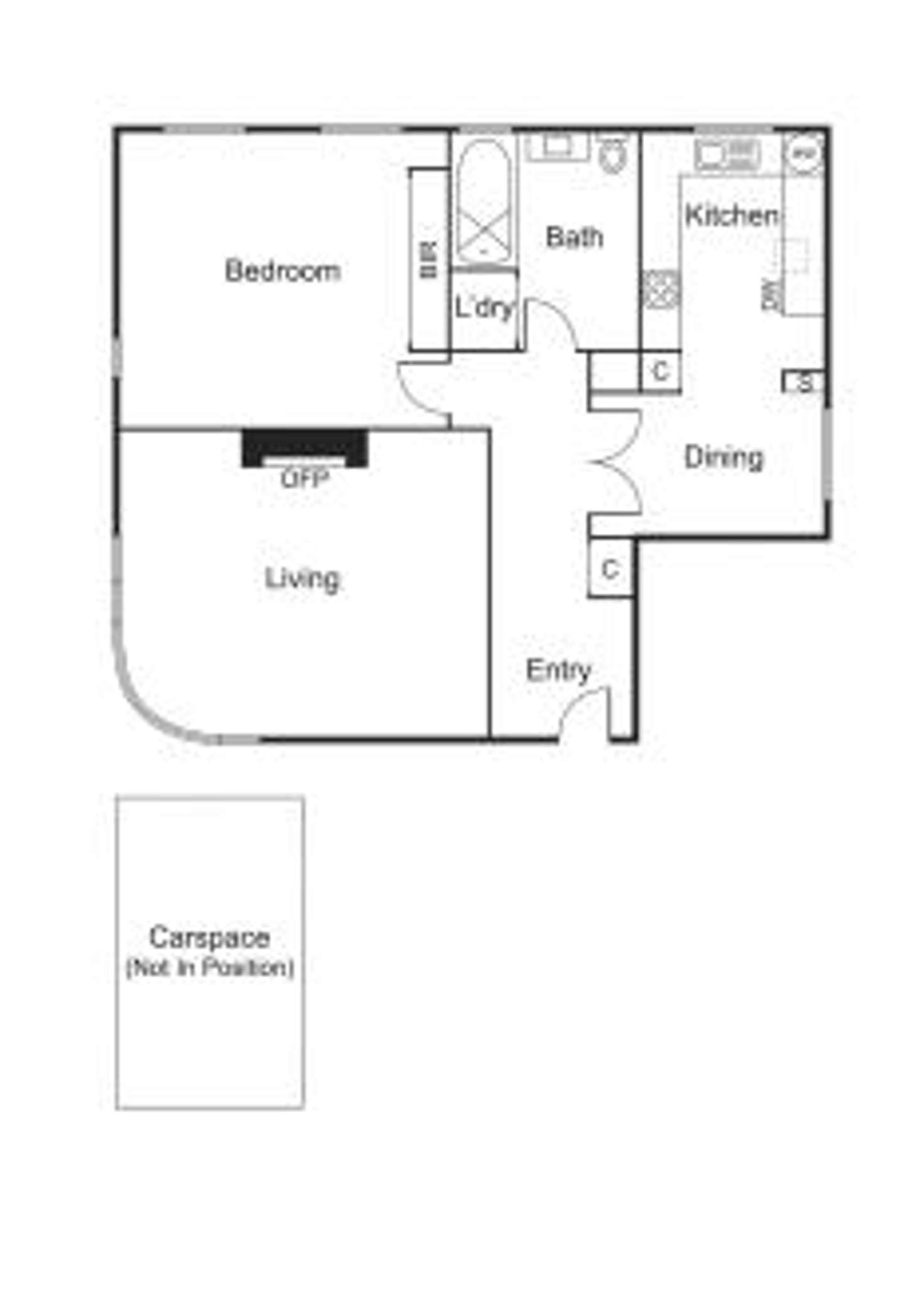 Floorplan of Homely apartment listing, 1/25 Adams Street, South Yarra VIC 3141