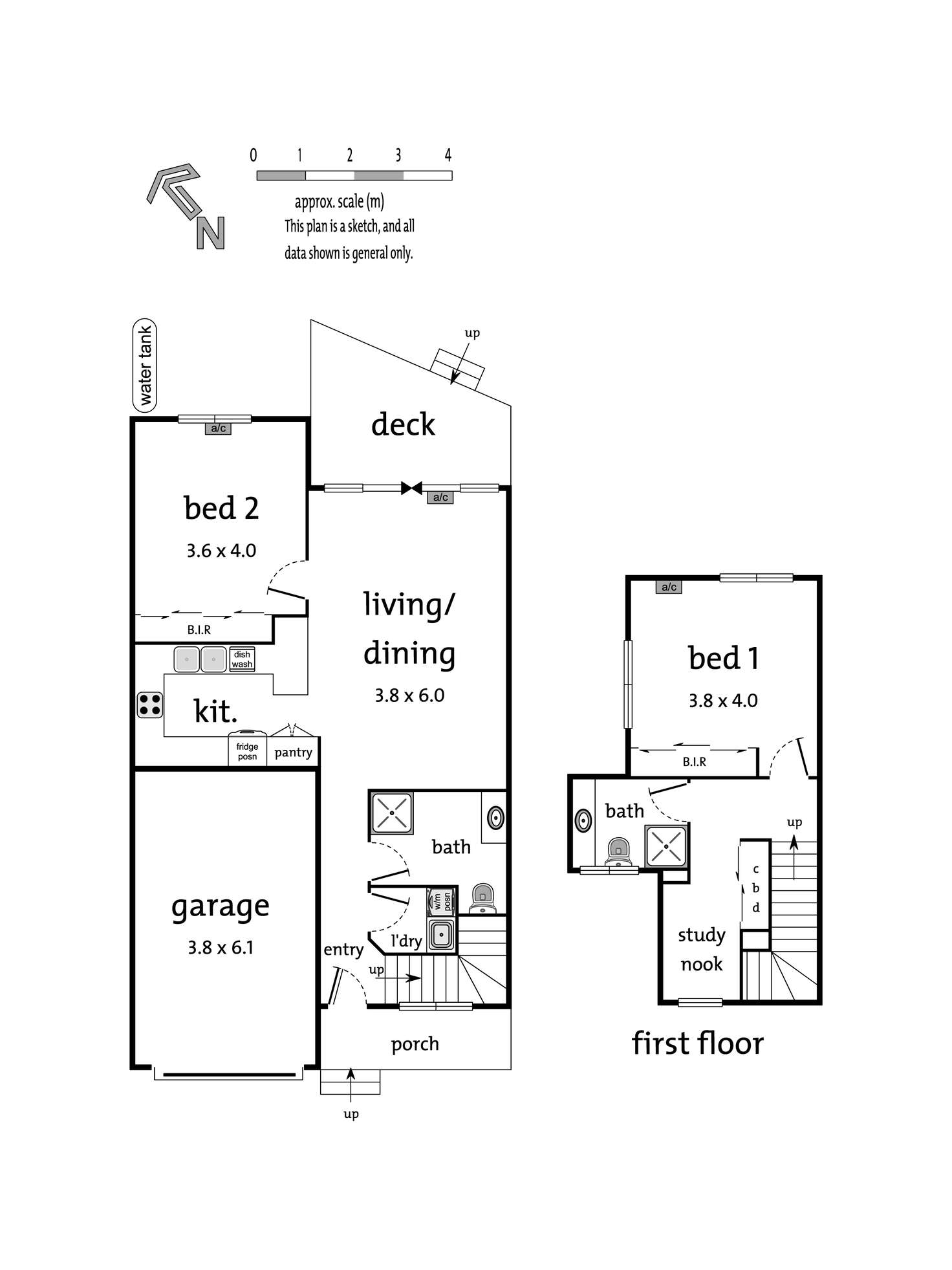 Floorplan of Homely townhouse listing, 3/18 Hiddleston Avenue, Box Hill South VIC 3128