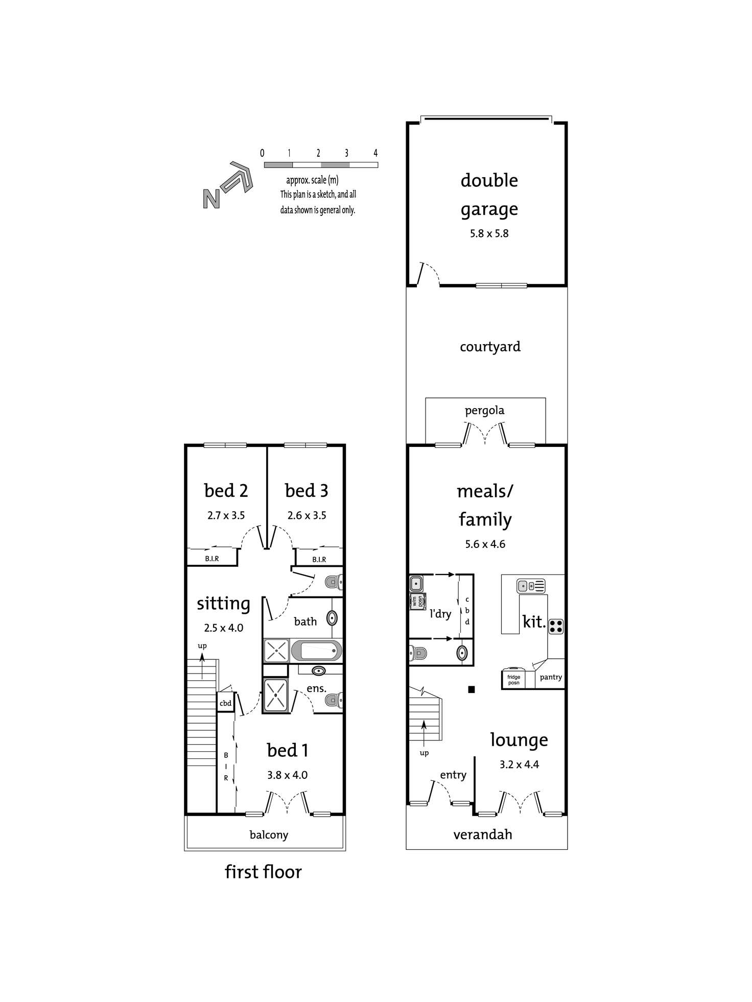 Floorplan of Homely house listing, 4 Navy Close, Maribyrnong VIC 3032