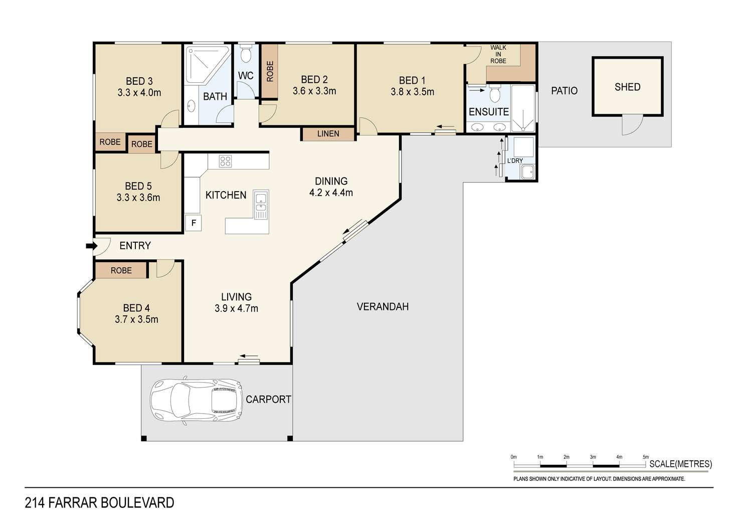 Floorplan of Homely house listing, 214 Farrar Boulevard, Johnston NT 832