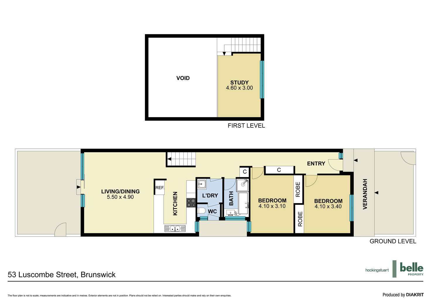 Floorplan of Homely house listing, 53 Luscombe Street, Brunswick VIC 3056