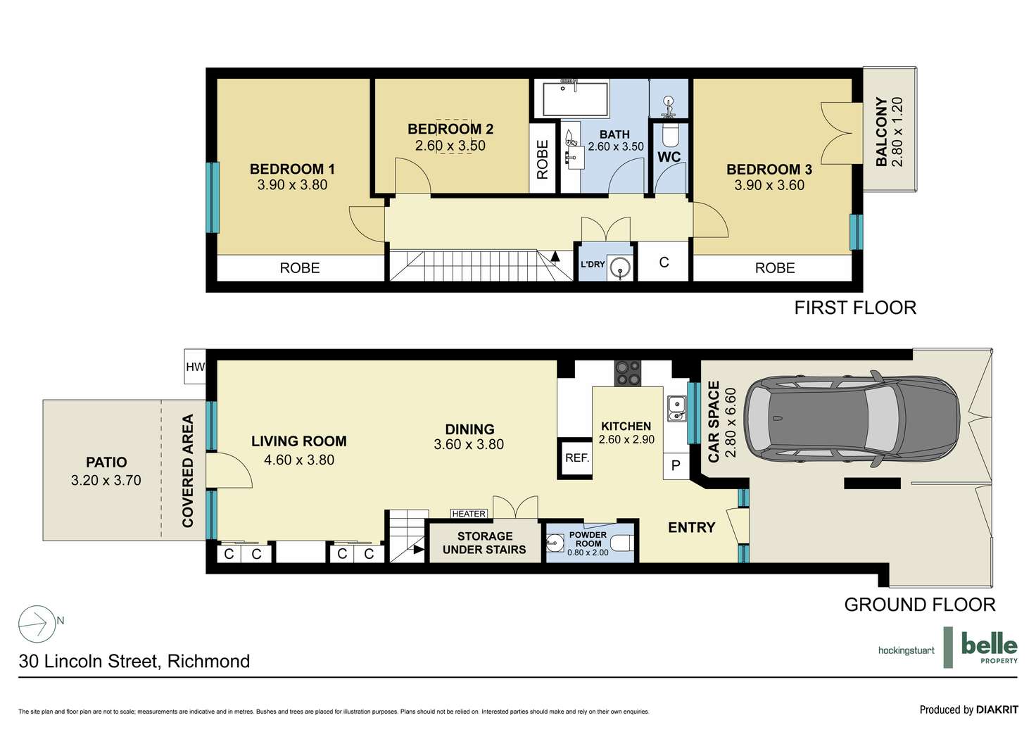 Floorplan of Homely house listing, 30 Lincoln Street, Richmond VIC 3121