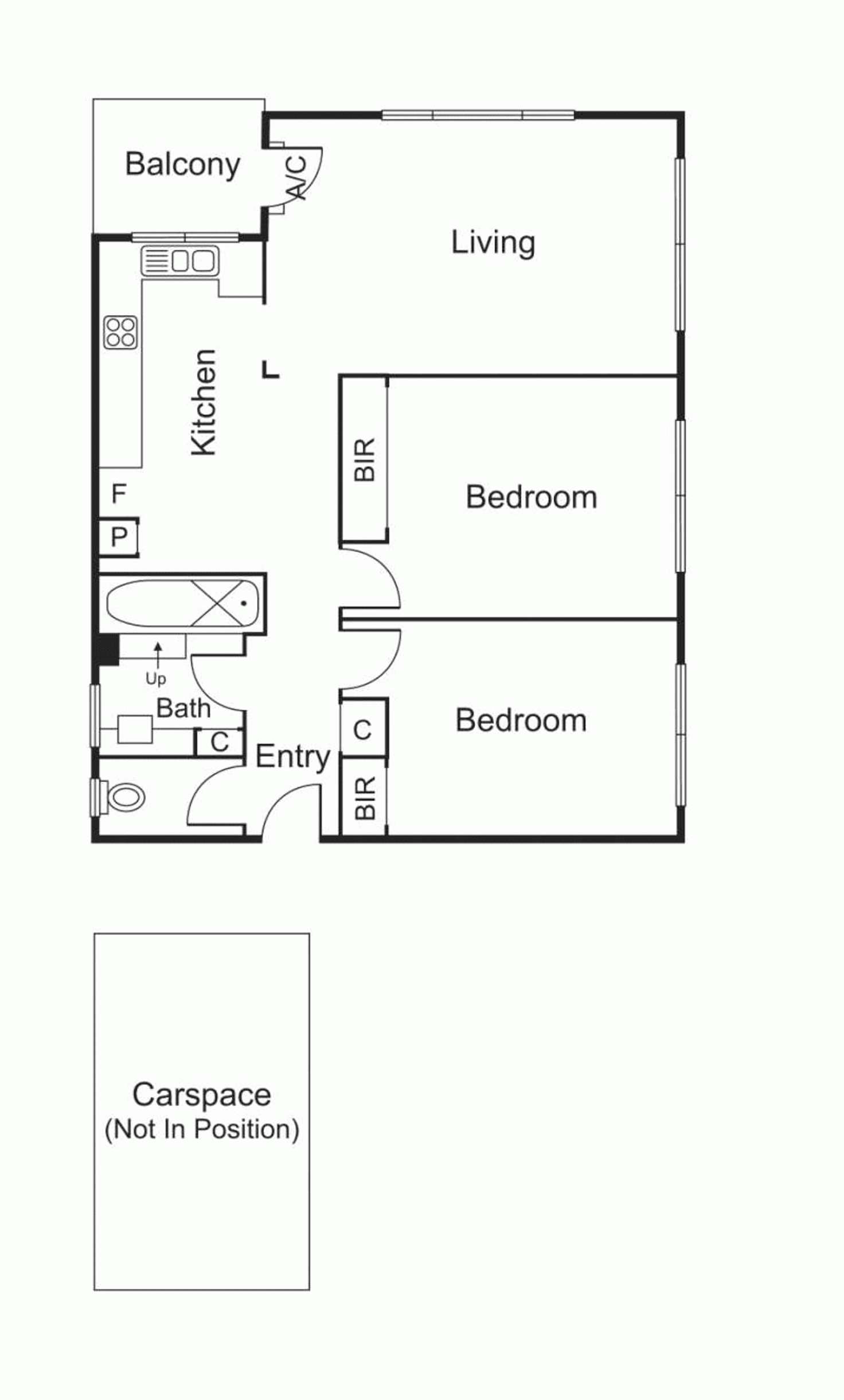 Floorplan of Homely apartment listing, 13/8-10 Kelvin Grove, Prahran VIC 3181