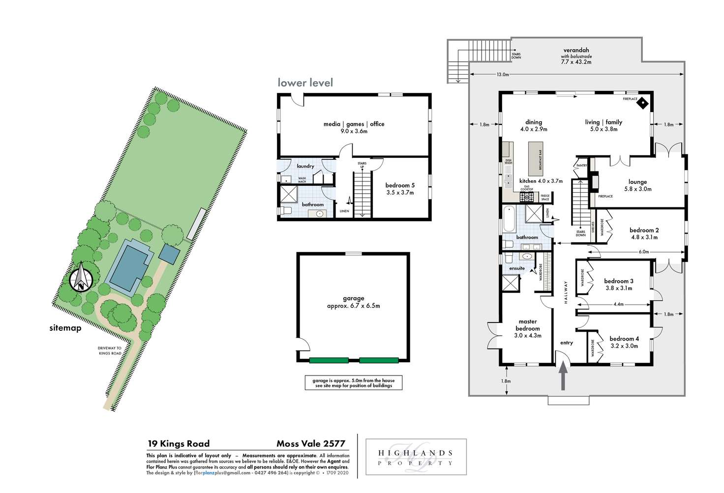 Floorplan of Homely house listing, 19 Kings Road, Moss Vale NSW 2577