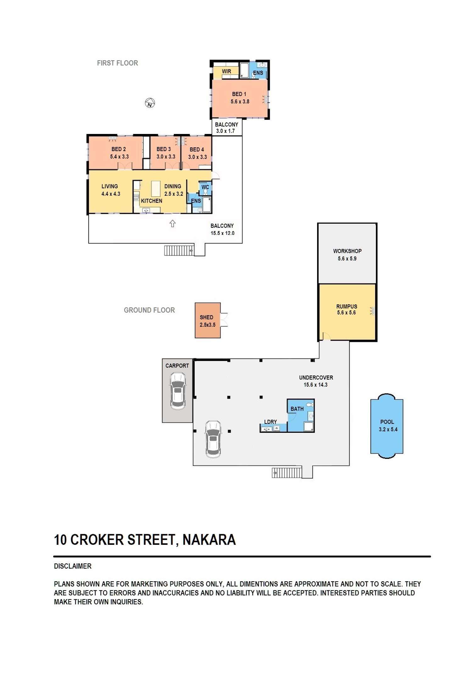 Floorplan of Homely house listing, 10 Croker Street, Nakara NT 810