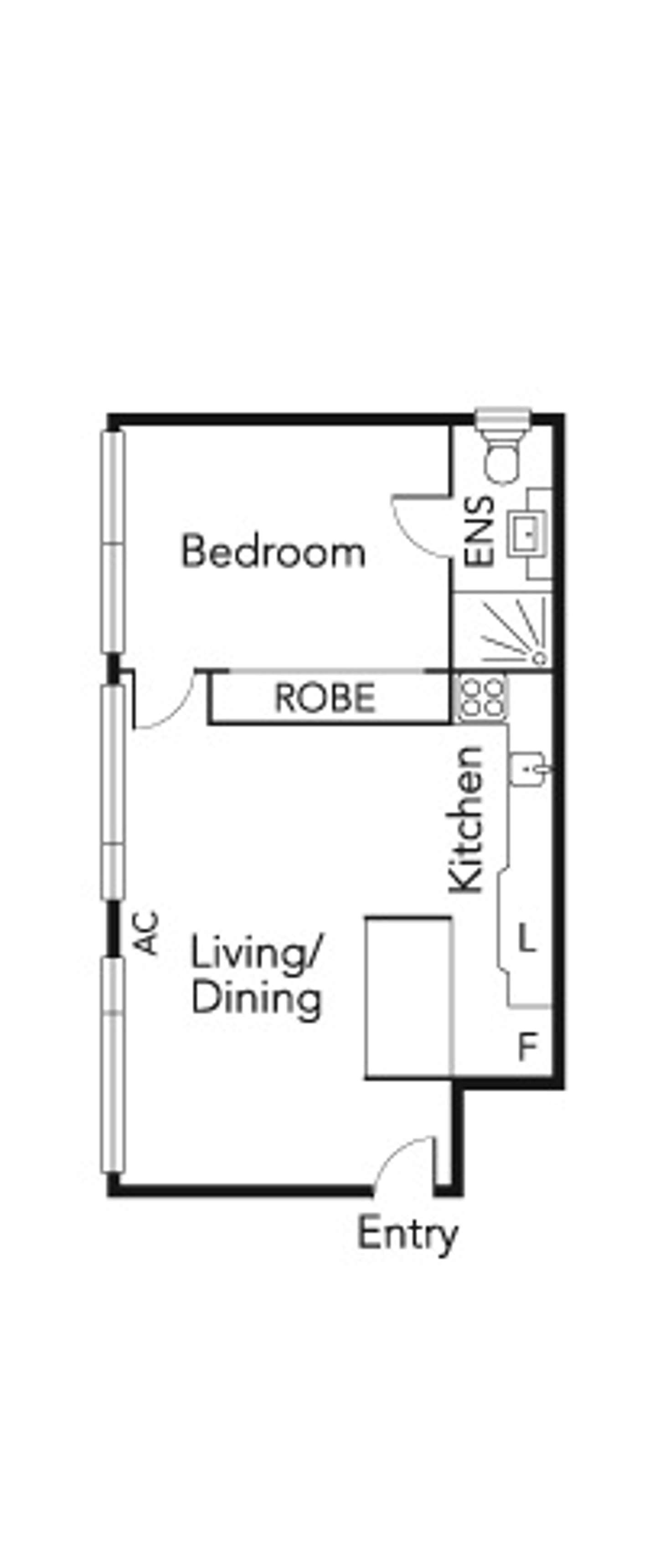 Floorplan of Homely apartment listing, 10/72 Patterson Street, Middle Park VIC 3206