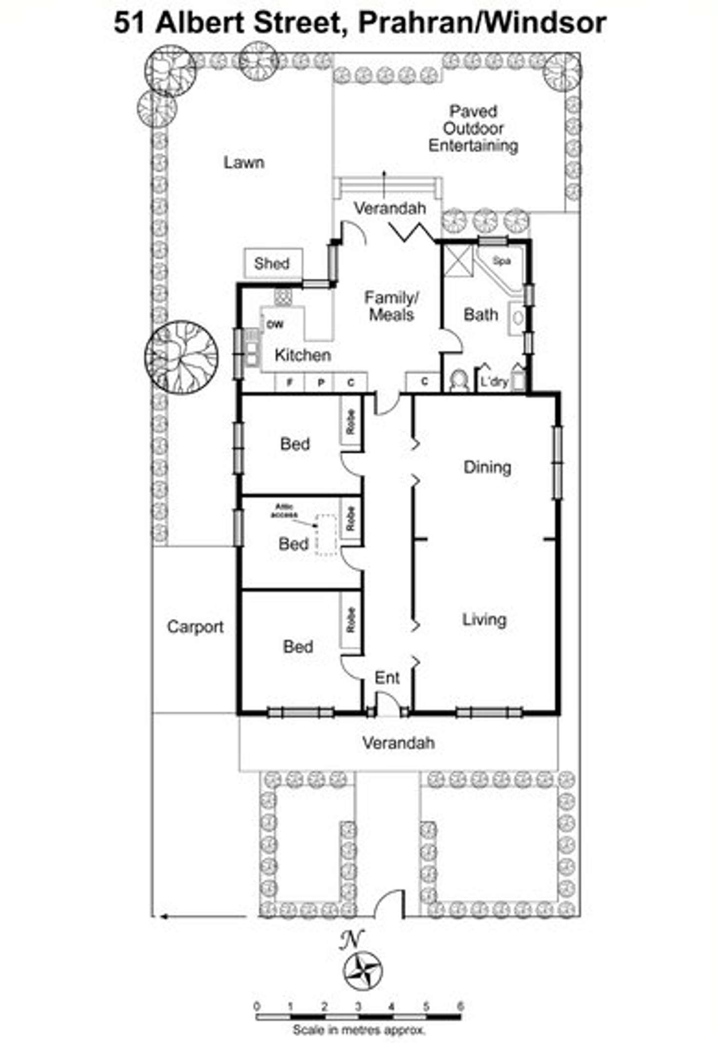 Floorplan of Homely house listing, 51 Albert Street, Prahran VIC 3181