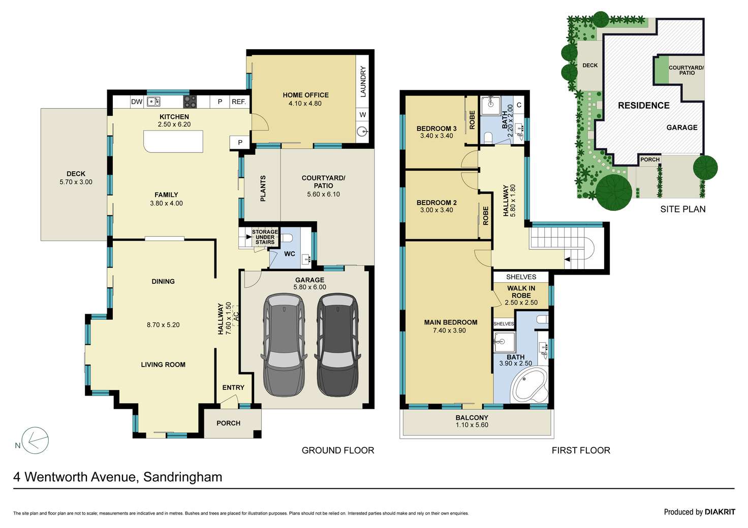 Floorplan of Homely house listing, 4 Wentworth Avenue, Sandringham VIC 3191