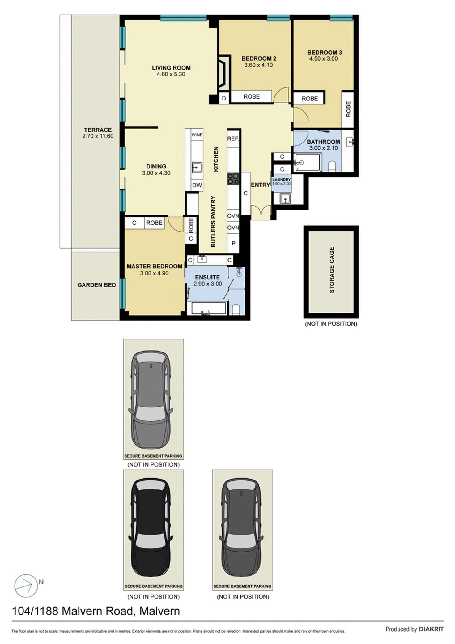 Floorplan of Homely apartment listing, 104/1188 Malvern Road, Malvern VIC 3144