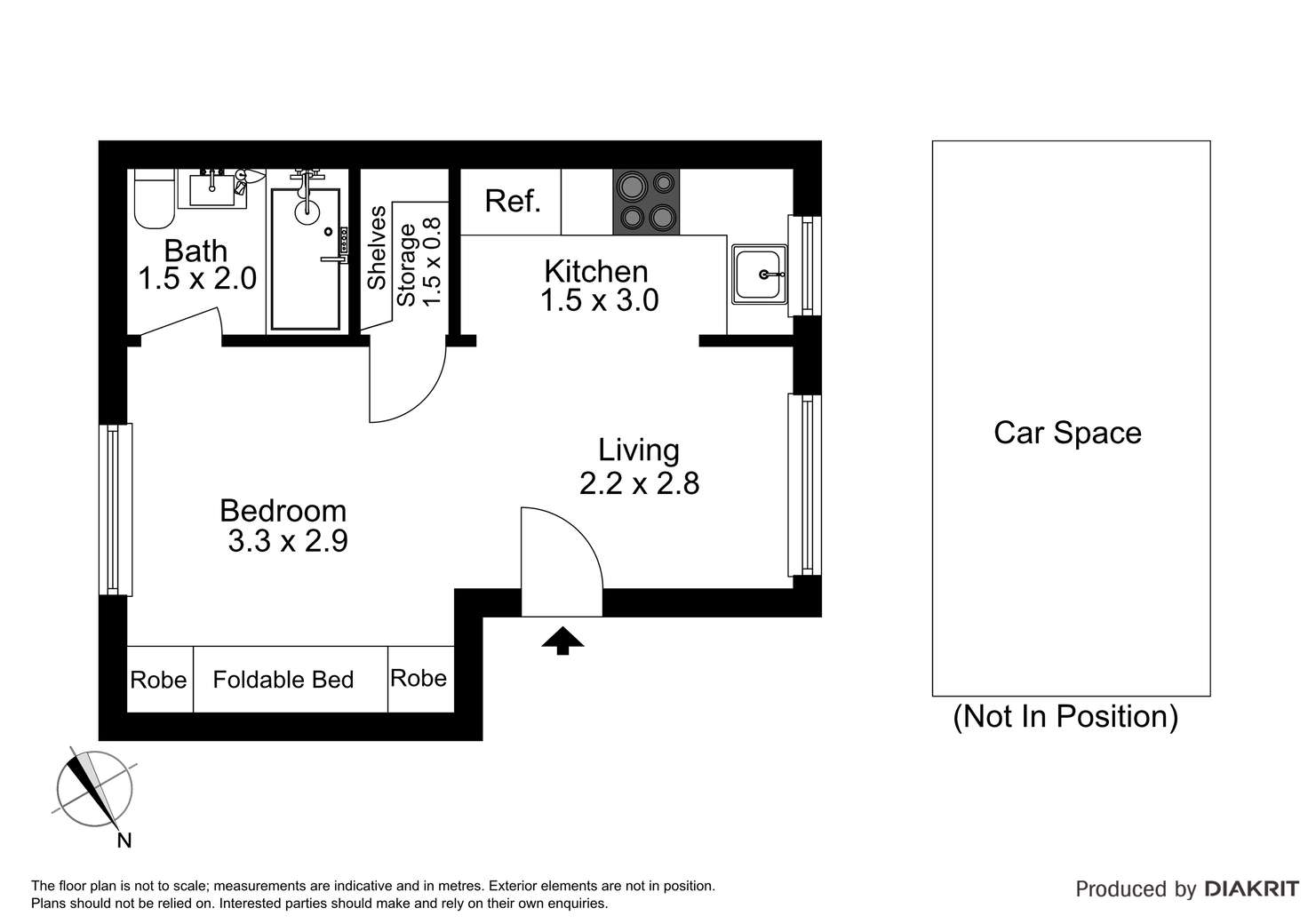 Floorplan of Homely apartment listing, 10/56 Carlisle Street, St Kilda VIC 3182