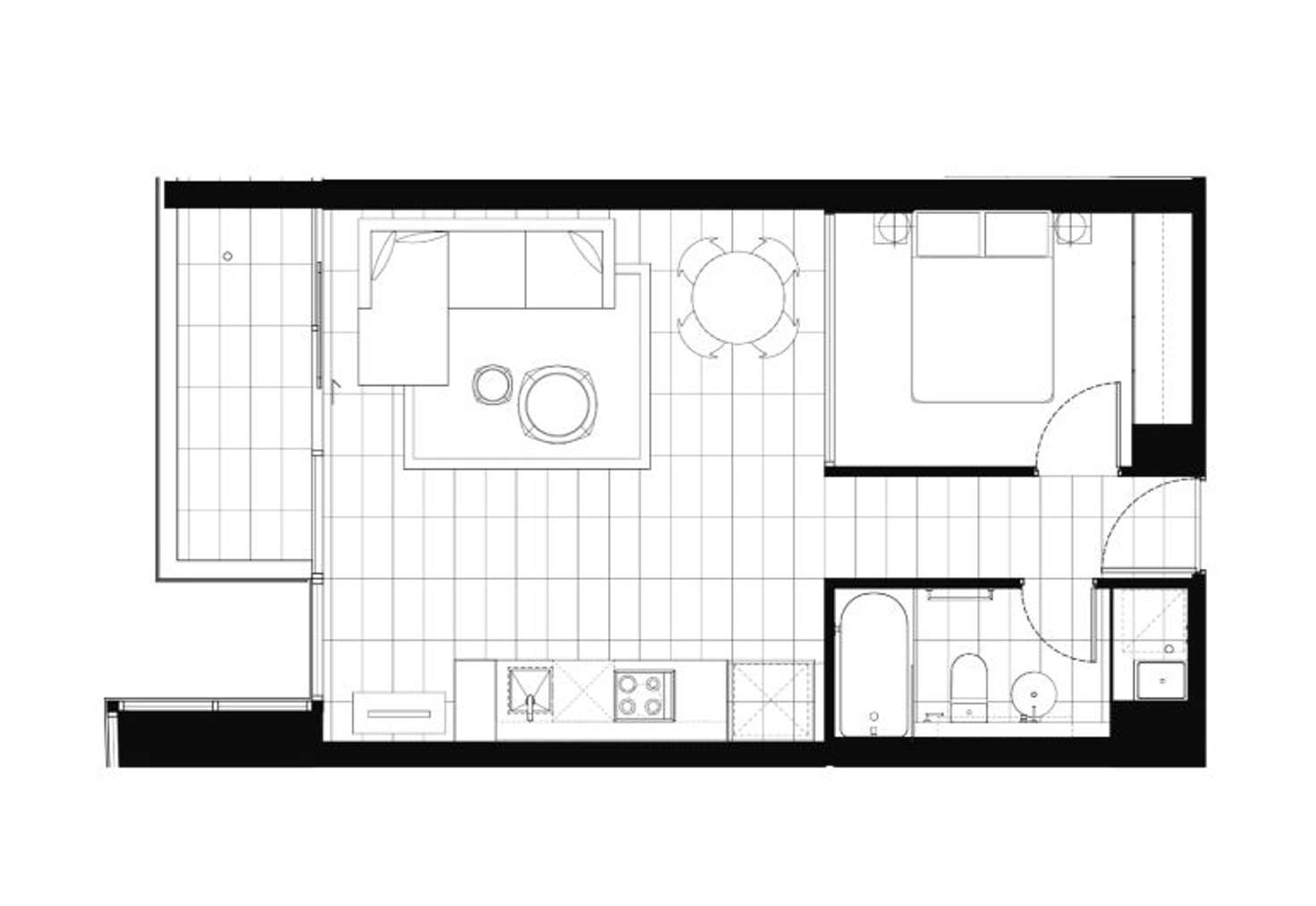 Floorplan of Homely apartment listing, 616A/609 Victoria Street, Abbotsford VIC 3067