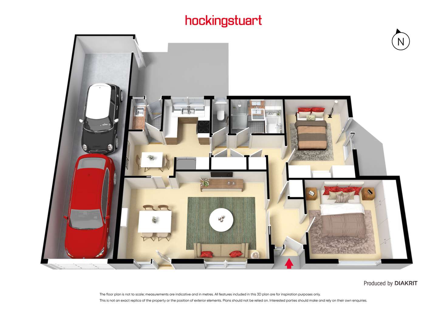 Floorplan of Homely unit listing, 1/71 Martin Street, Brighton VIC 3186