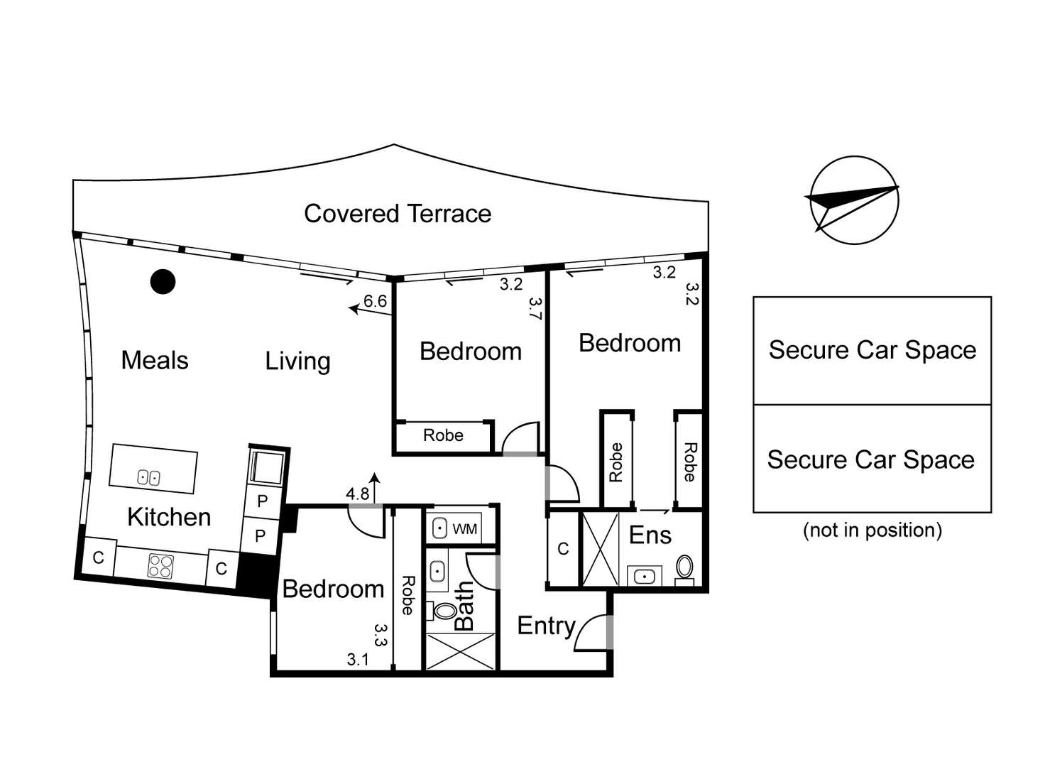 Floorplan of Homely apartment listing, 702/68 Cambridge Street, Collingwood VIC 3066