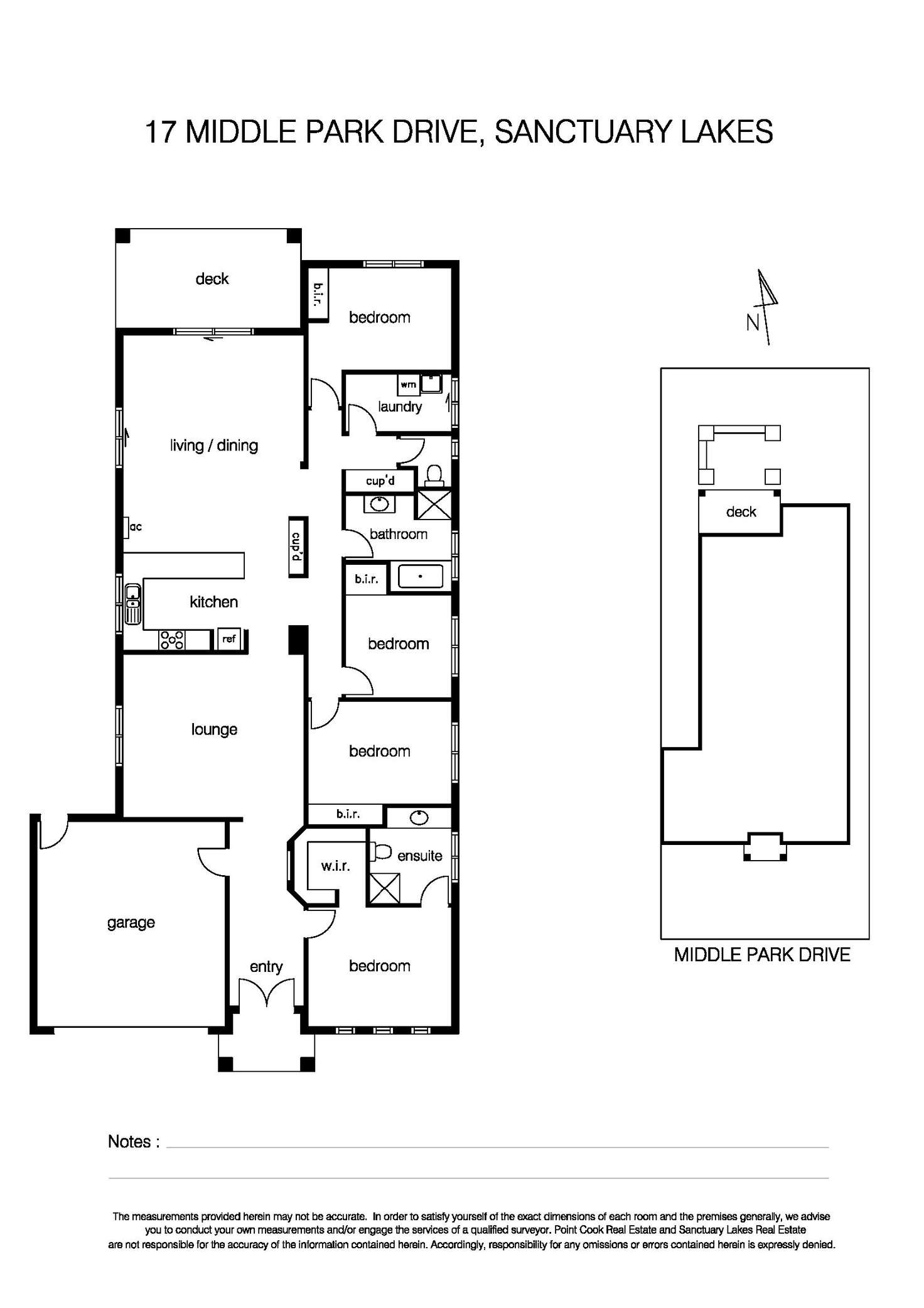 Floorplan of Homely house listing, 17 Middle Park Drive, Sanctuary Lakes VIC 3030
