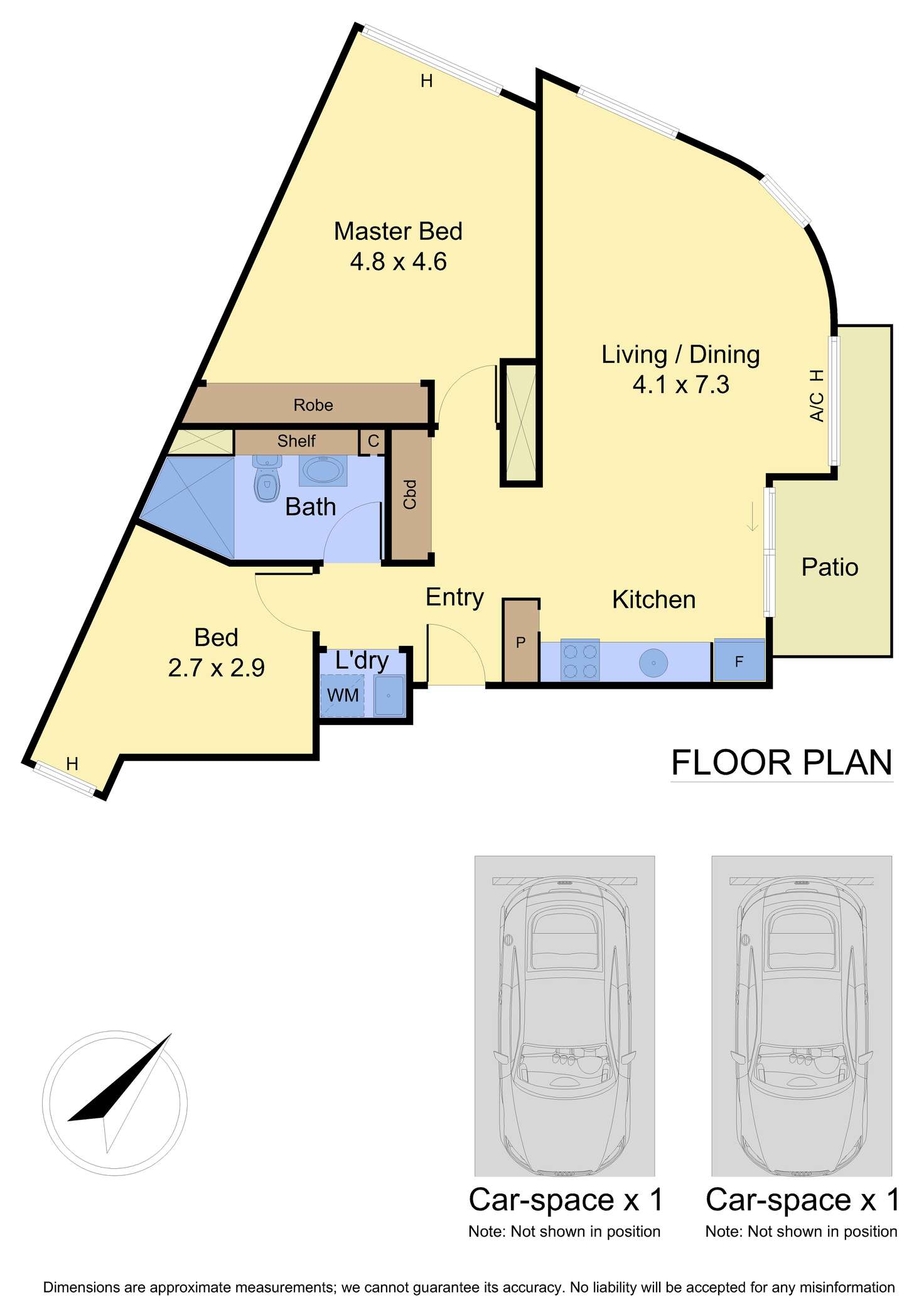 Floorplan of Homely apartment listing, 1/19 Boundary Street, Port Melbourne VIC 3207