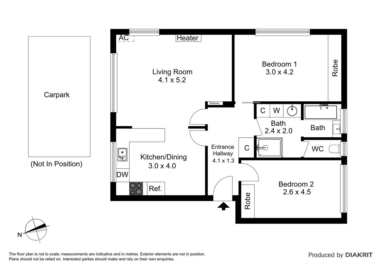 Floorplan of Homely apartment listing, 13/3-5 Chomley Street, Prahran VIC 3181
