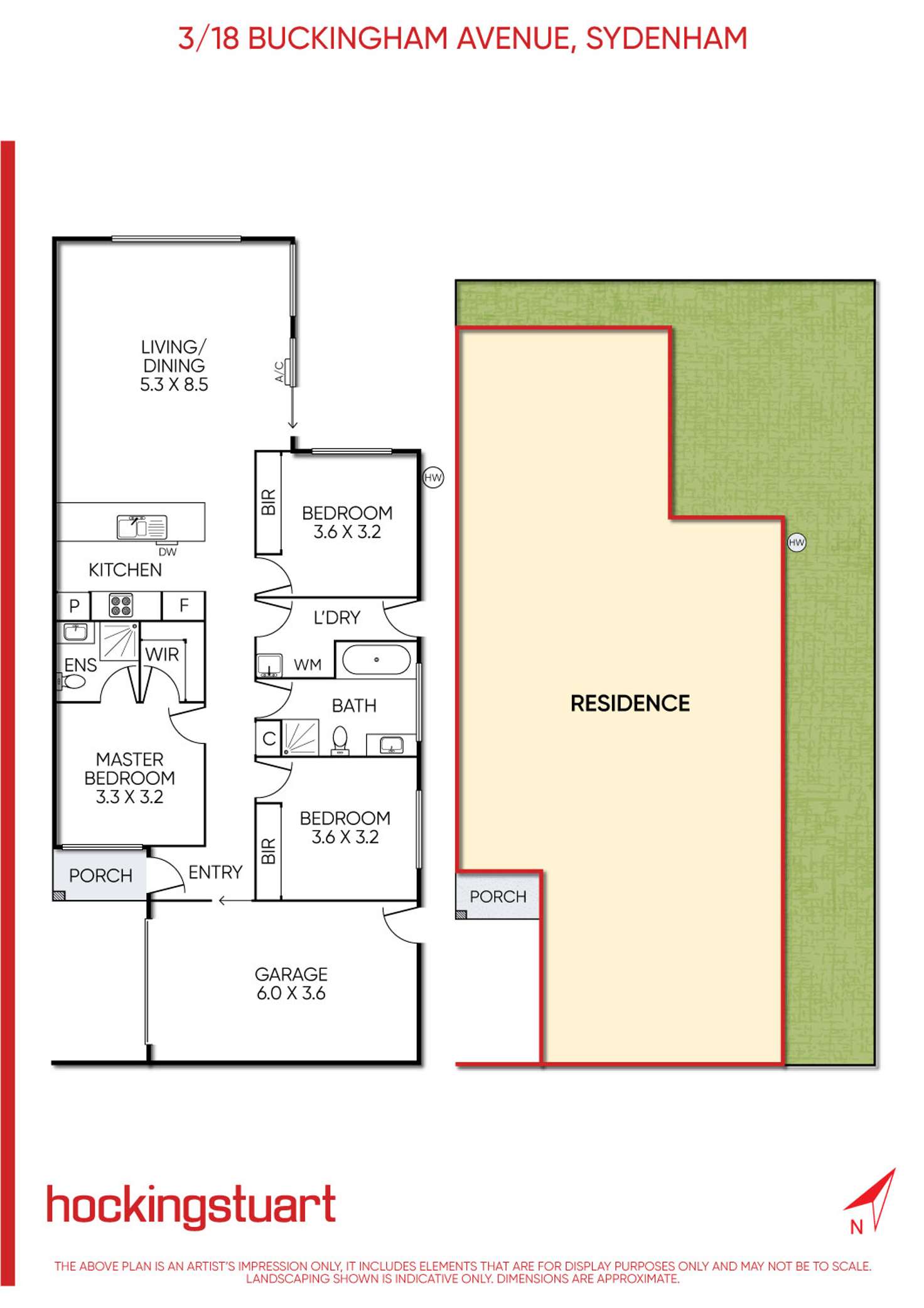 Floorplan of Homely house listing, 3/18 Buckingham Street, Sydenham VIC 3037