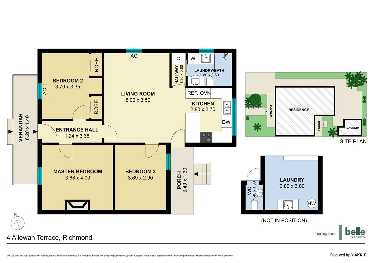 Floorplan of Homely house listing, 4 Allowah Terrace, Richmond VIC 3121