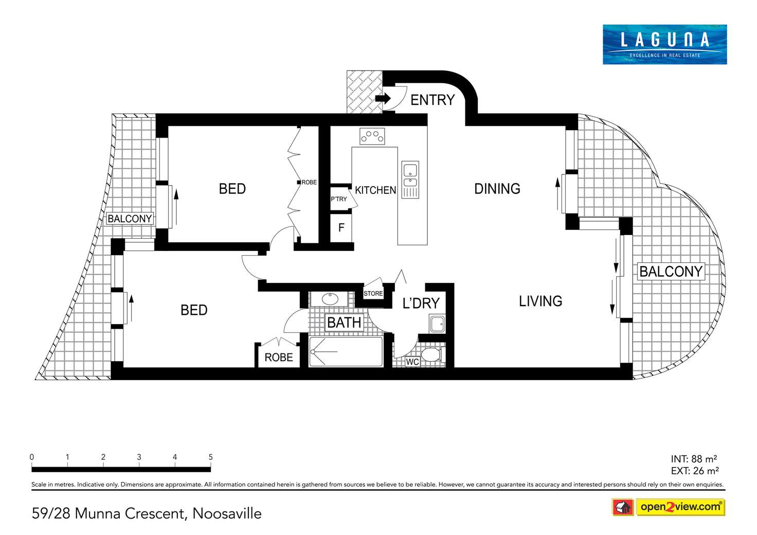 Floorplan of Homely unit listing, 59/28 Munna Crescent, Noosaville QLD 4566