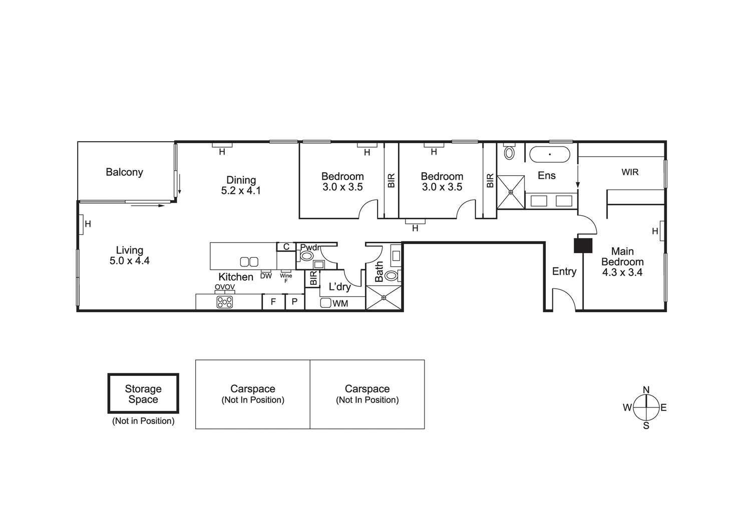 Floorplan of Homely apartment listing, 3/26 Hill Street, Toorak VIC 3142