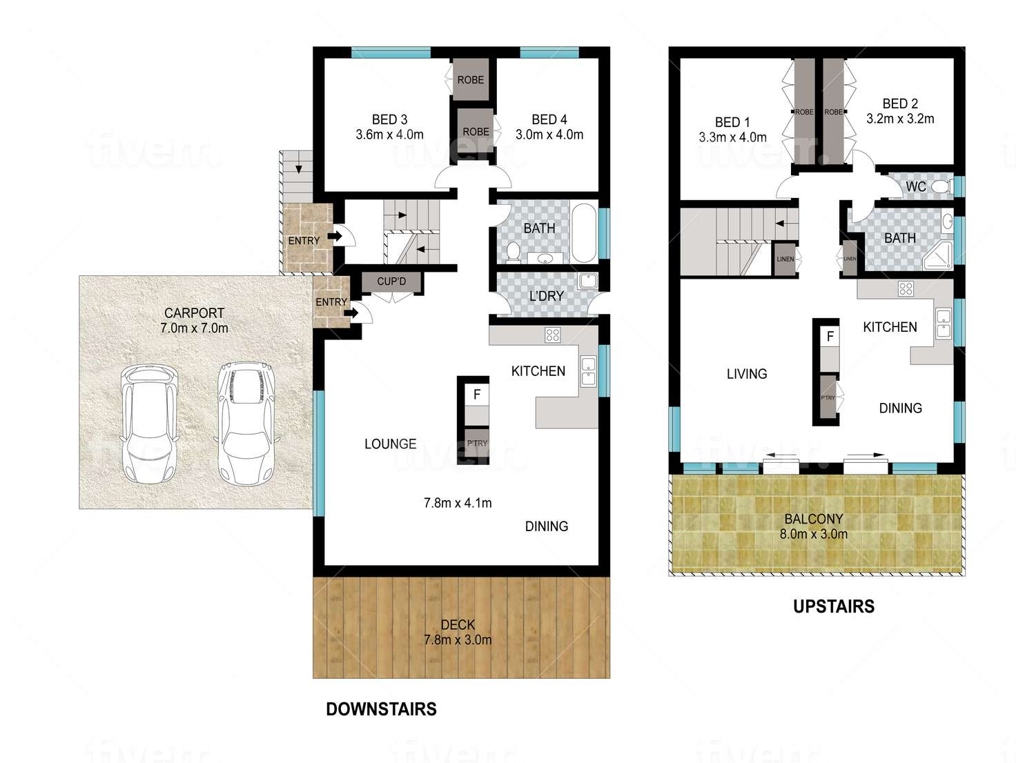 Floorplan of Homely house listing, 6 Honeysuckle Road, Bonny Hills NSW 2445