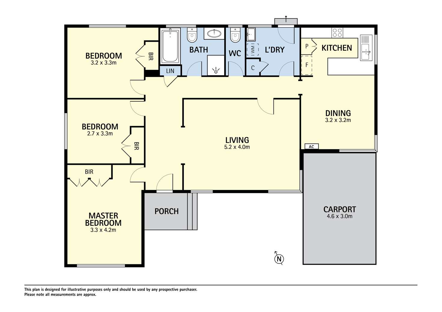 Floorplan of Homely unit listing, 1/90 Purinuan Road, Reservoir VIC 3073