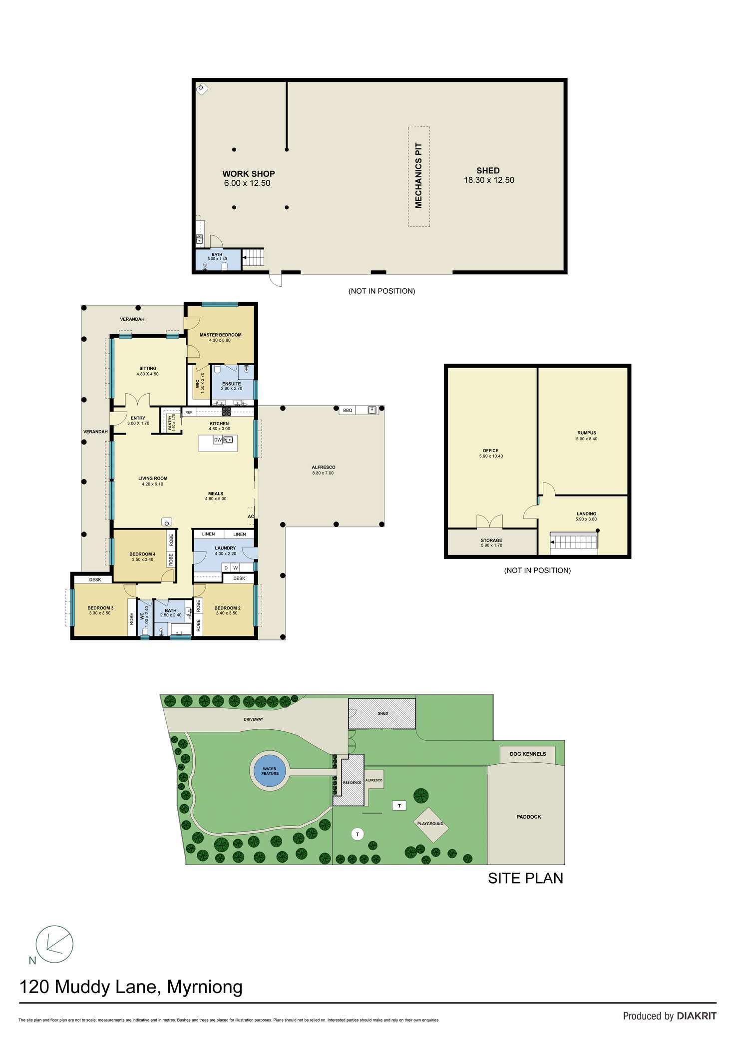 Floorplan of Homely ruralOther listing, 120 Muddy Lane, Myrniong VIC 3341